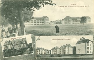 Hanau, Kaserne des Eisenbahn-Regiments Nr. 3