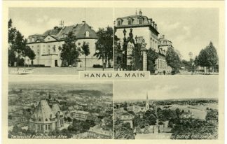 Hanau, 4 Ansichten, ca. 40er Jahre