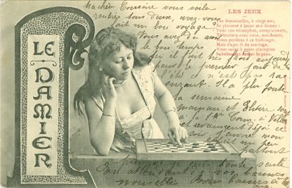 Dame mit Damespiel "Le Damier", 1903