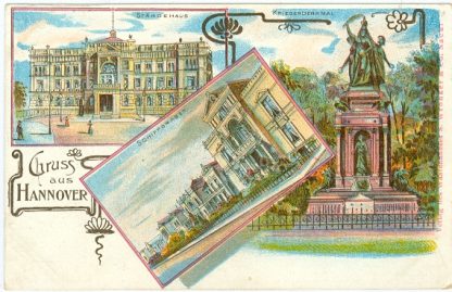 Hannover, Farb-Litho, um 1900