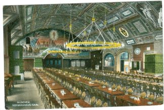 München, Hofbräuhaus, Saal, ca. 20er Jahre