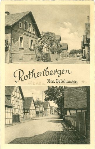 Gründau - Rothenbergen, 2 Ansichten, 1940