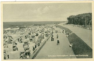 Kühlungsborn, Strand und Promenade, 1950