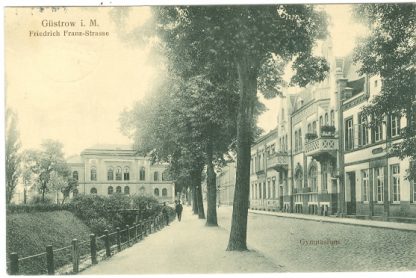 Güstrow, Friedrich-Franz Strasse, Gymnasium