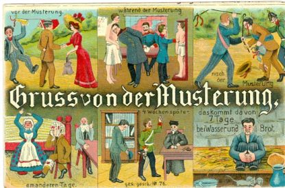 Musterung, Gruss v.d. Musterung, 1912