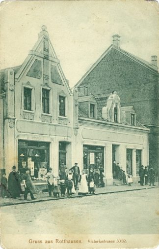 Gelsenkirchen - Rotthausen, Victoriastrasse, um 1910