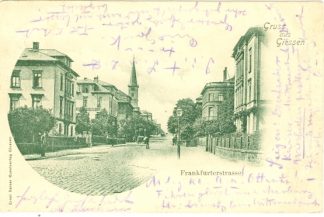 Giessen, Frankfurterstrasse, Schlüsselloch-AK