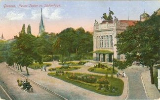 Giessen, Neues Theater m. Südanlage, 1916