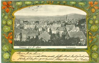 Giessen, Jugendstil AK, 1900
