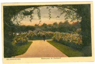Gelsenkirchen, Rosenplatz im Stadtpark, 1921