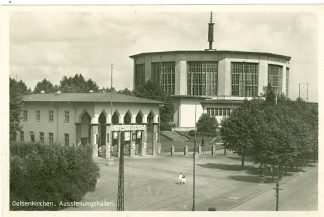 Gelsenkirchen, Ausstellungshallen, "Ringkämpfe" u. Hakenkreuz