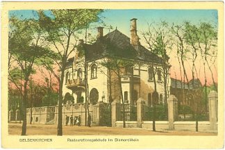 Gelsenkirchen, Restaurationsgebäude im Bismarckhain, 1913