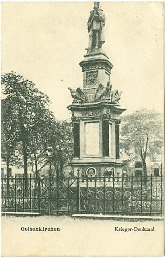 Gelsenkirchen, Krieger-Denkmal, 1907