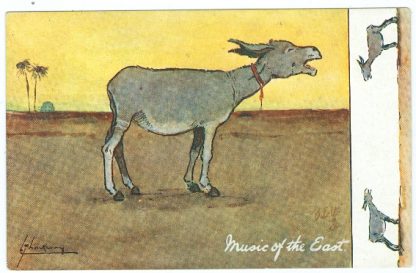 Esel "Music of the East", sign. Lance Thackeray