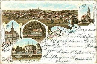 Schleiz, Farb-Litho, 1900