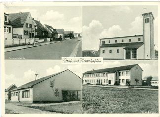 Hasselroth - Neuenhasslau, AK mit 4 Ansichten, 60er J.