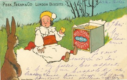 London Biscuits, Werbe-AK, 1901