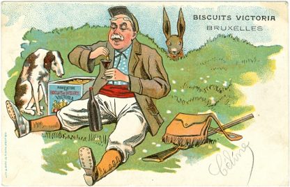 Biscuits Victoria Bruxelles, Werbe-AK, 1903