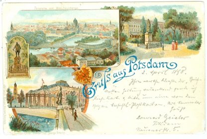 Potsdam, Farb-Litho, 1898 nach Italien