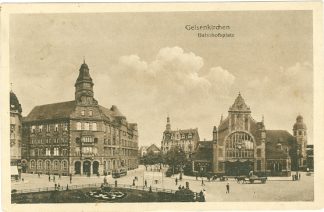 Gelsenkirchen, Bahnhofsplatz, 1918