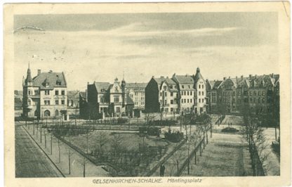 Gelsenkirchen - Schalke, Möntigsplatz, 1918