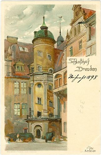 Dresden, Schloßhof, sign. Kley