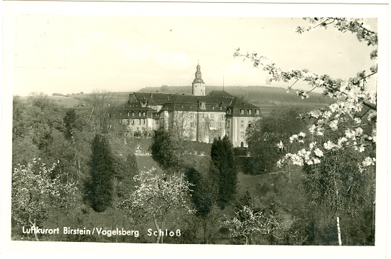 Birstein, Schloß, 1955, m. Unterschrift d. Fürsten