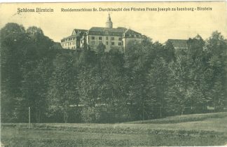 Birstein, Schloss, Poststempel v. Fischborn