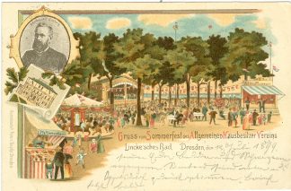 Dresden,  Sommerfest d. Allg. Hausbesitzer Vereins, 1899