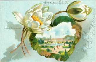 Hannover, Schloss Herrenhausen, Künstlerkarte, 1901