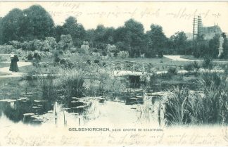 Gelsenkirchen, Neue Grotte im Stadtpark, 1905