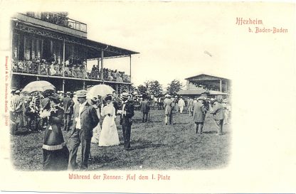 Iffenzheim, Pferderennbahn, um 1900/05