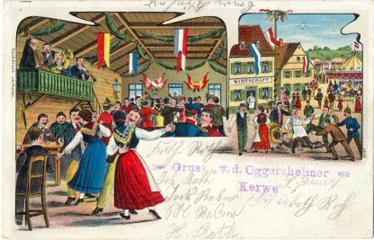 Kirchweih, Kirmes, Oggersheim 1909