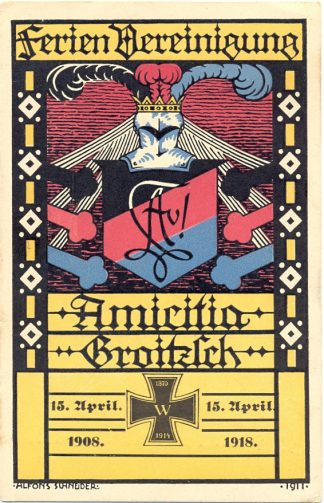 Studentika, Amicitia Groitzsch, 1919