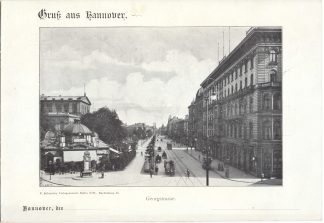 Hannover, Riesenansichtskarte 18x26 cm, um 1900/10, sehr selten 