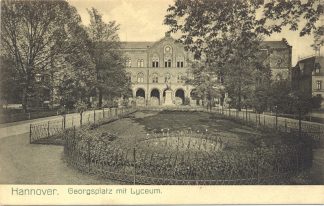 Hannover, Georgsplatz mit Lyceum, 24. Stiftungsfest 1911