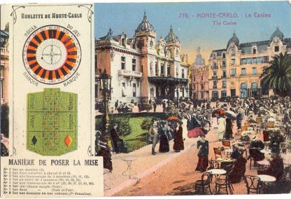 Monaco, Monte Carlo, Casino, Roulette, 1924