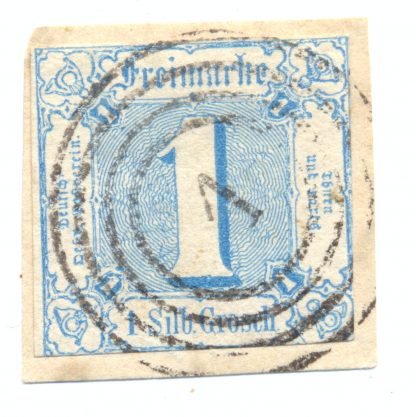 Thurn u Taxis, Michel Nr. 15 m. Stempel "1"