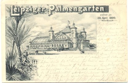 Leipzig, Palmengarten, 1899
