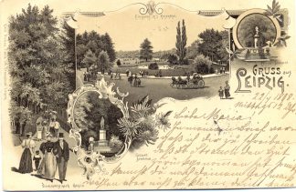 Leipzig, Braun-Litho, 1898