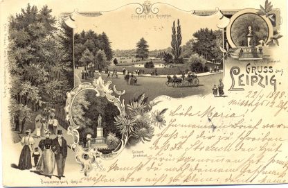Leipzig, Braun-Litho, 1898