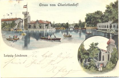 Leipzig - Lindenau, Charlottenhof, 1898