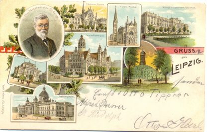 Leipzig, Farb-Litho, 1899