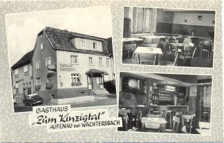 Wächtersbach - Aufenau, Gasthaus "Zum Kinzigtal", um 1960