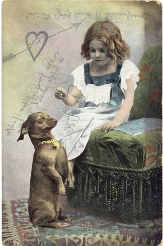 Mädchen mit Dackel, 1903