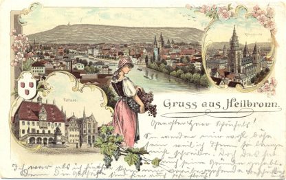 Heilbronn, Farb-Litho, 1908