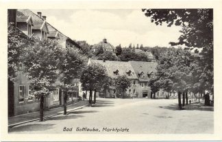 Bad Gottleuba, Marktplatz, um 1930/40