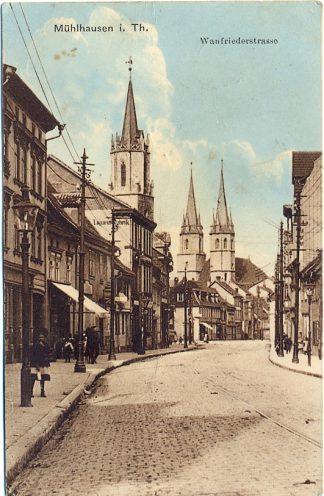 Mühlhausen / Thüringen, Wanfriederstrasse, 1915