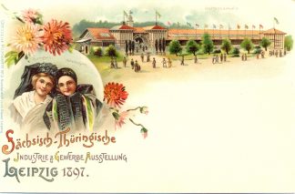 Leipzig, Sächs.-Thüring. Ausstellung, Farb-Litho, 1897