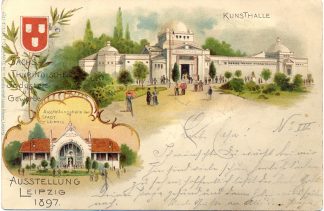 Leipzig, Sächs.-Thüring. Ausstellung, Farb-Litho, 1897